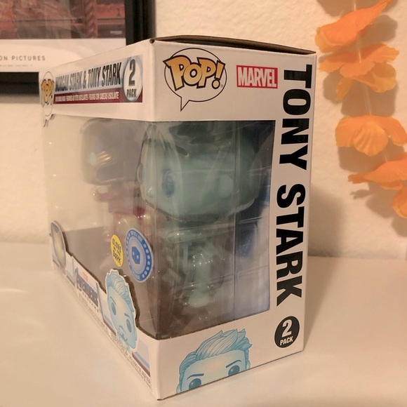 PIAB Exclusive GITD Morgan & Tony Stark Funko Pop! Bobble-Head Vinyl Figure - Picture 10 of 16